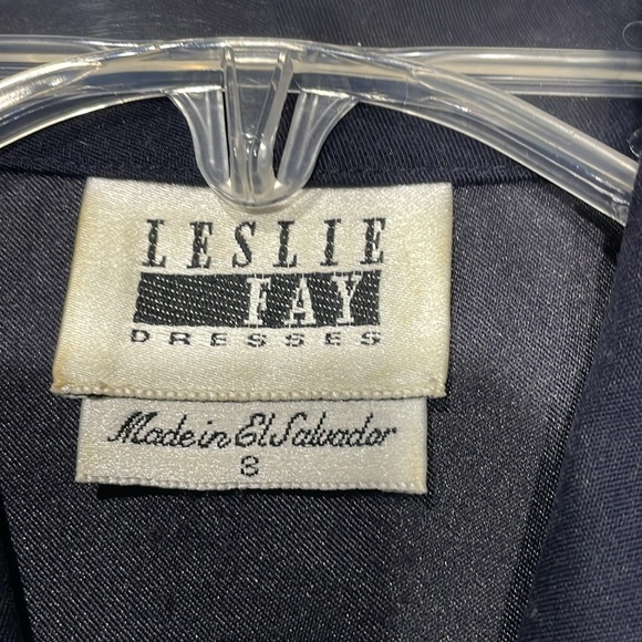 Leslie Fay size 8 ladies blue/green skirt & jacket vintage - Picture 6 of 9